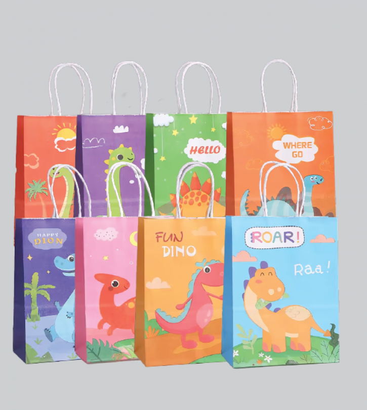 MIX DINO PAPER BAGS